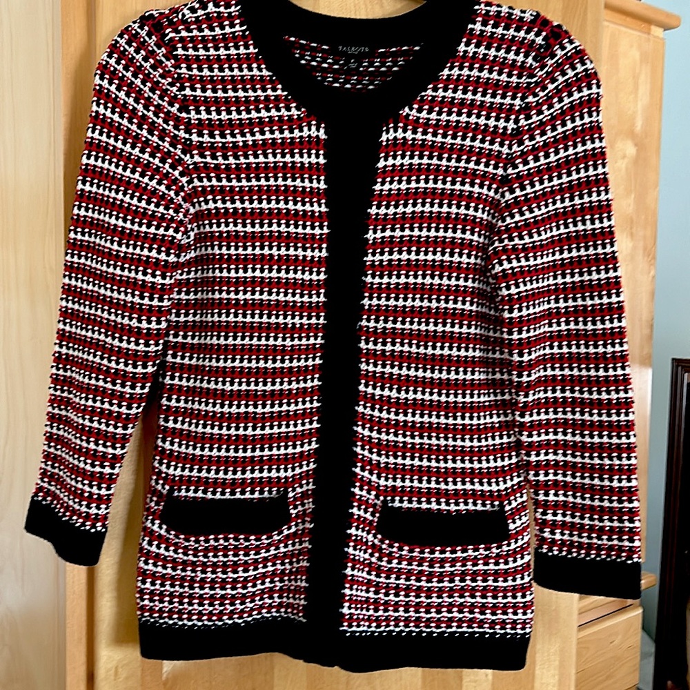 New With Tags Talbots Cotton knit Cardigan Jacket